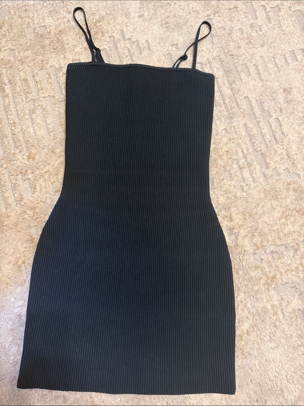 Babaton Sculpt Knit Cami Mini Dress - Navy